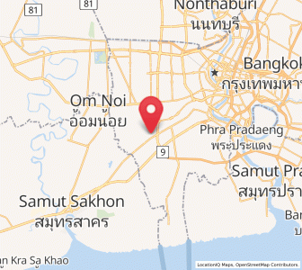 Map of Bang Bon, Bangkok