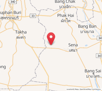 Map of Bang Sai, Phra Nakhon Si Ayutthaya