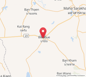 Map of Borabue, Maha Sarakham