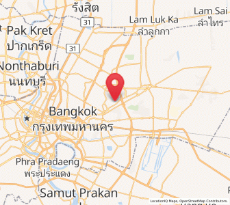 Map of Bueng Kum, Bangkok