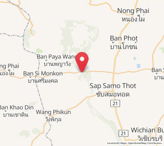 Map of Bueng Sam Phan, Phetchabun