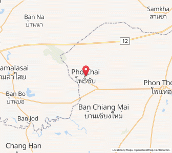 Map of Chai Wari, Roi Et