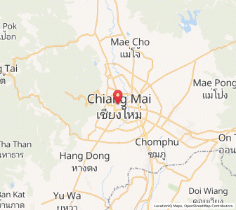 Map of Chiang Mai, Chiang Mai