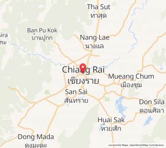 Map of Chiang Rai, Chiang Rai
