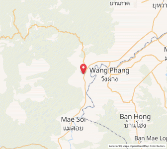 Map of Chom Thong, Chiang Mai