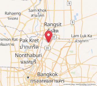 Map of Don Mueang, Bangkok