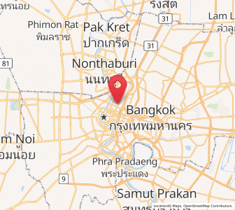 Map of Dusit, Bangkok