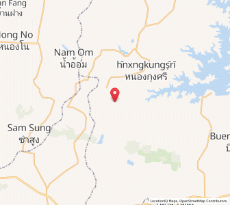 Map of Huai Mek, Kalasin