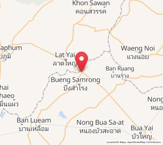 Map of Kaeng Sanam Nang, Nakhon Ratchasima