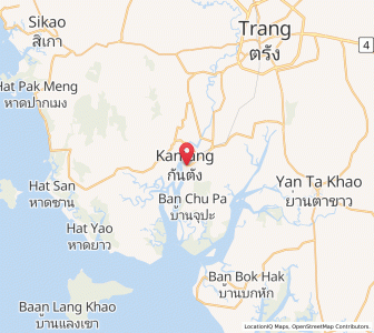 Map of Kantang, Trang