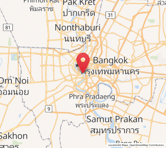 Map of Khlong San, Bangkok