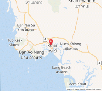 Map of Krabi, Krabi