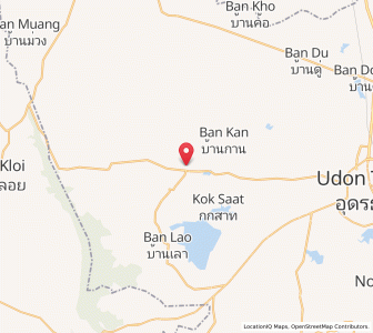 Map of Kut Chap, Udon Thani
