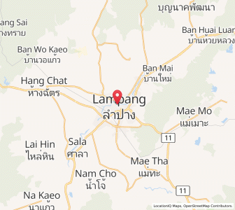 Map of Lampang, Lampang