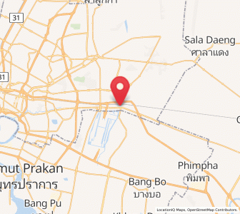 Map of Lat Krabang, Bangkok