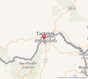 Map of Mae Sai, Chiang Rai