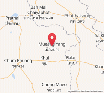 Map of Mueang Yang, Nakhon Ratchasima