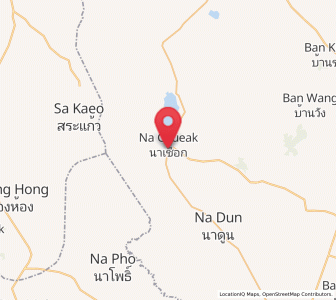 Map of Na Chueak, Maha Sarakham