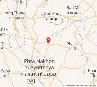 Map of Nakhon Luang, Phra Nakhon Si Ayutthaya