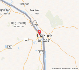 Map of Nakhon Phanom, Nakhon Phanom