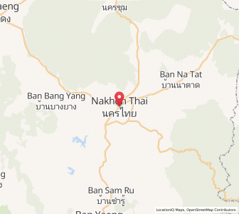 Map of Nakhon Thai, Phitsanulok