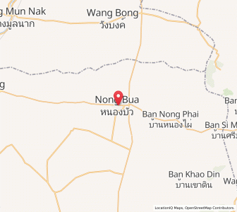 Map of Nong Bua, Nakhon Sawan