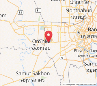 Map of Nong Khaem, Bangkok