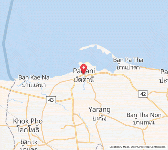 Map of Pattani, Pattani