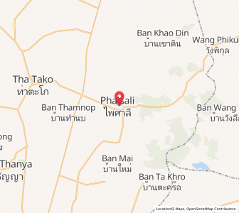 Map of Phai Sali, Nakhon Sawan