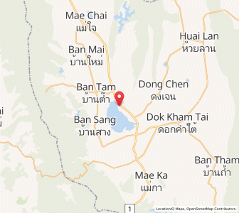 Map of Phayao, Phayao