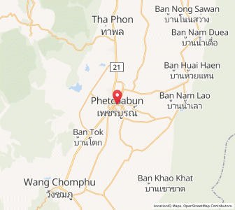 Map of Phetchabun, Phetchabun