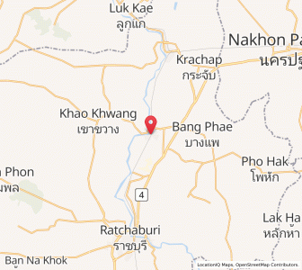 Map of Photharam, Ratchaburi