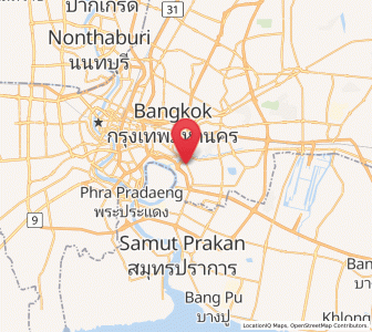 Map of Phra Khanong, Bangkok