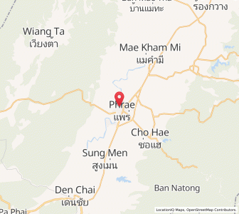 Map of Phrae, Phrae