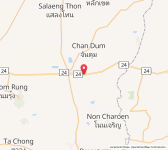 Map of Prakhon Chai, Buriram