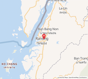 Map of Ranong, Ranong