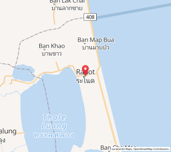 Map of Ranot, Songkhla