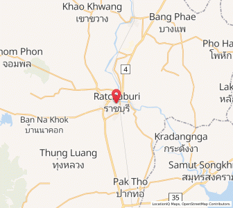 Map of Ratchaburi, Ratchaburi