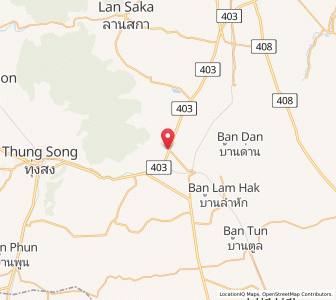 Map of Ron Phibun, Nakhon Si Thammarat