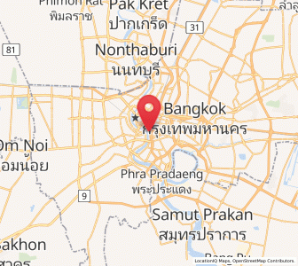 Map of Samphanthawong, Bangkok