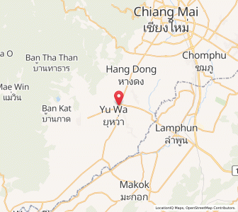 Map of San Pa Tong, Chiang Mai
