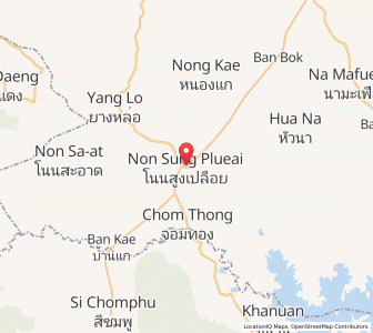 Map of Si Bun Rueang, Nong Bua Lam Phu
