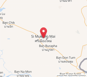 Map of Si Mueang Mai, Ubon Ratchathani