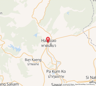 Map of Si Satchanalai, Sukhothai