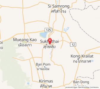 Map of Sukhothai, Sukhothai