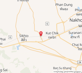 Map of Sung Noen, Nakhon Ratchasima