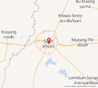 Map of Surin, Surin