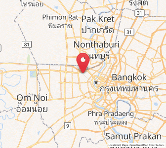 Map of Taling Chan, Bangkok