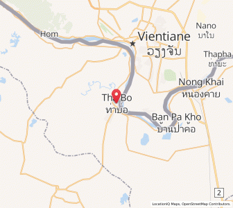 Map of Tha Bo, Nong Khai