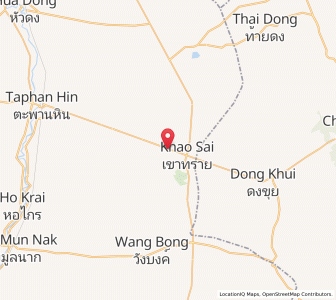 Map of Thap Khlo, Phichit